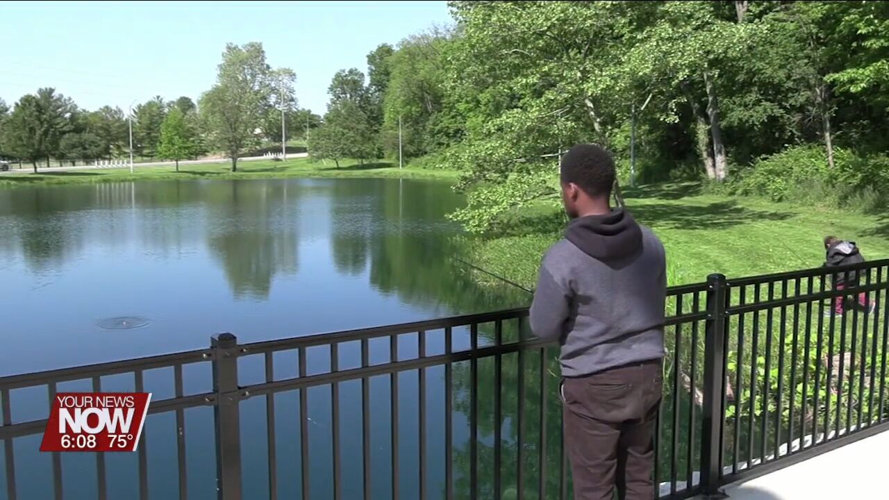 West Middle School students go on a fishing adventure thanks to the City of Lima and ODNR